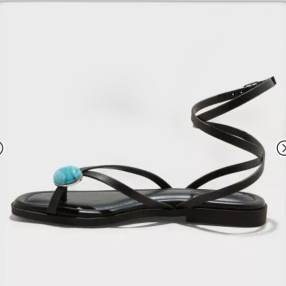 Women's Elizabeth Ankle Strap Sandals Memory Foam - Universal Thread Size 11 - Picture 7 of 7